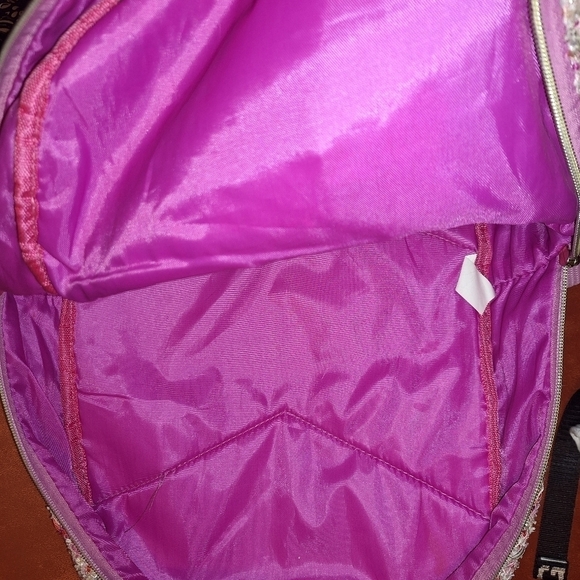 Pink Plaid Backpack - Picture 4 of 5